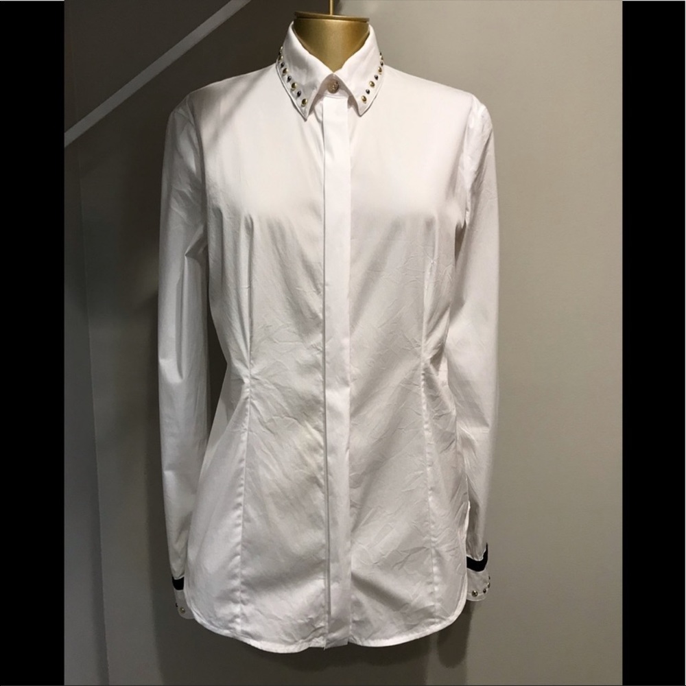 Versace shite blouse